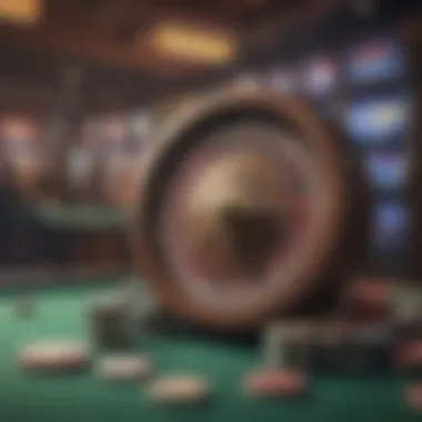 A diagram showcasing the role of technology in online gambling