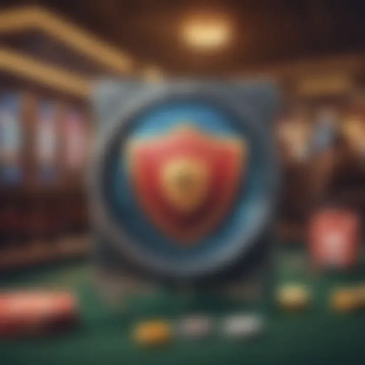 A secure payment process on a gambling app