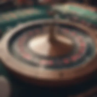 Bulova's Influence in the Casino Environment A close-up of a casino table with Bulova branding