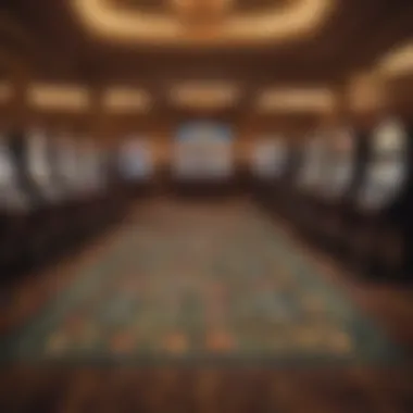 Interior of the gaming floor showcasing diverse slot machines