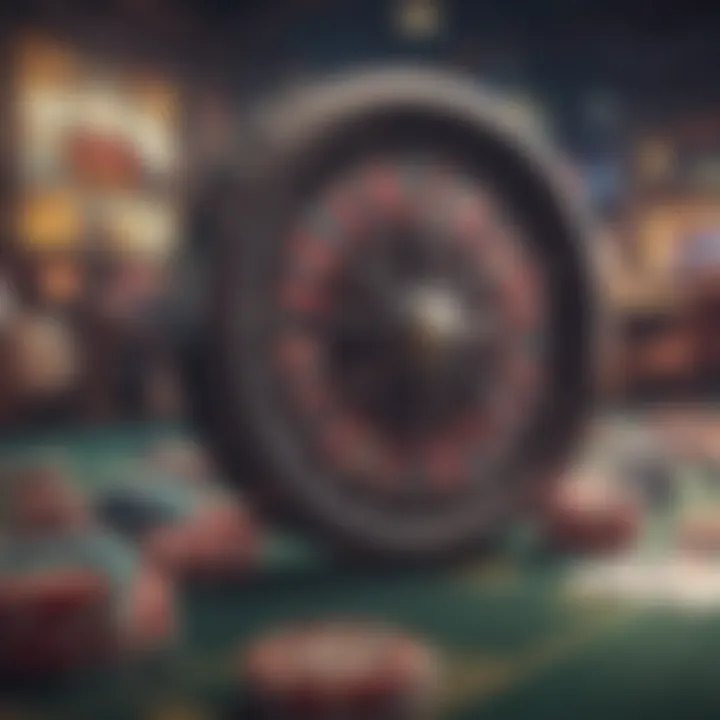 Infographic depicting challenges and opportunities in online gambling