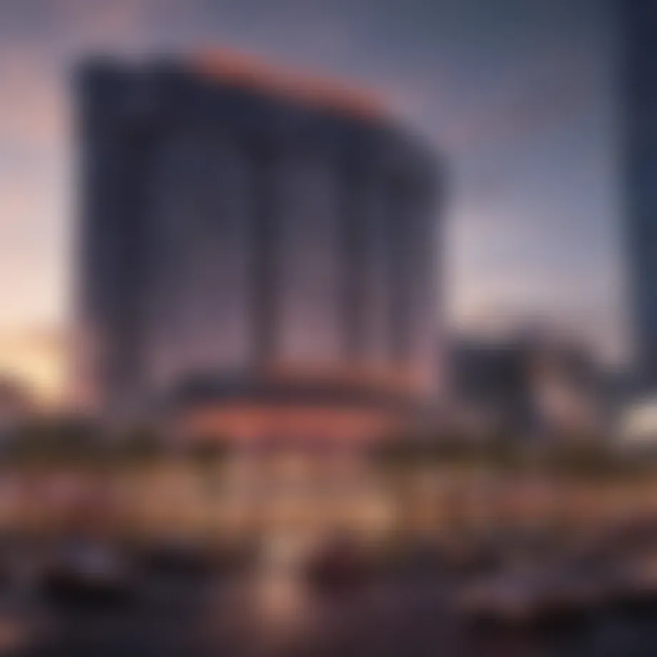 Luxurious view of The Cosmopolitan Las Vegas