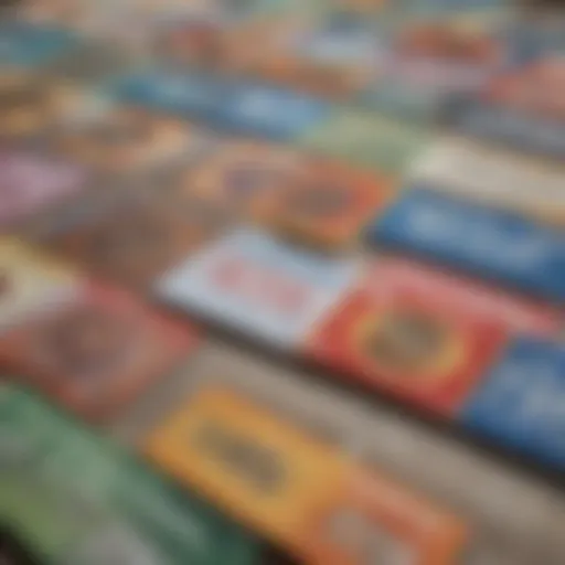 A collection of New York Lottery scratch-off tickets laid out on a table