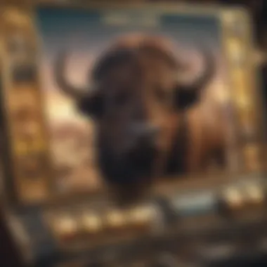 Buffalo Gold Max Power Slot Interface Gameplay screen showcasing the Buffalo Gold Max Power slot interface
