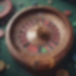 A visual representation of online casino gaming with various game icons
