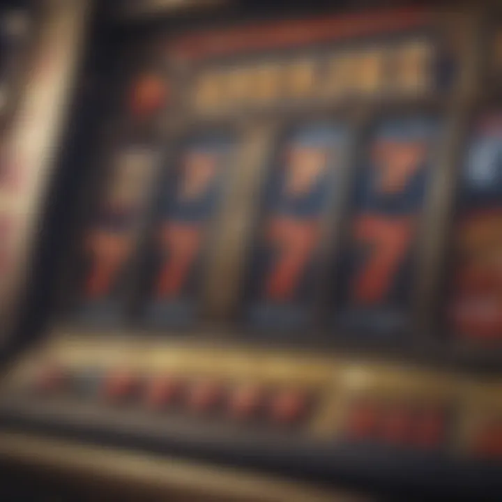 Close-up of a jackpot payout screen