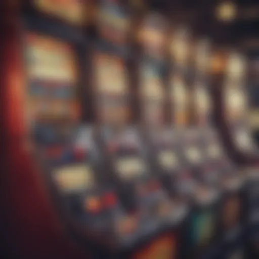 Casino slot machine showcasing vibrant graphics