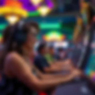Engaging Gameplay at Chumba Casino User enjoying gameplay on Chumba Casino