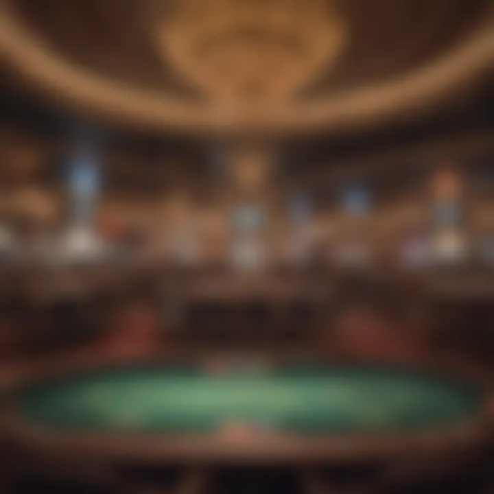 An overview of Las Vegas casino highlighting Criss Cross Poker popularity