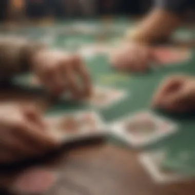 Competitive vs Casual Card Games Visual comparison of competitive and casual card games in digital format