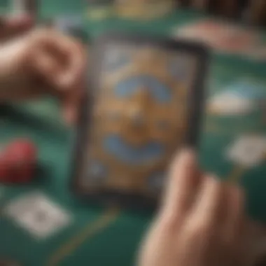 Ensuring Safety in Card Game Apps Graphic depicting security features in card game applications for safe gameplay