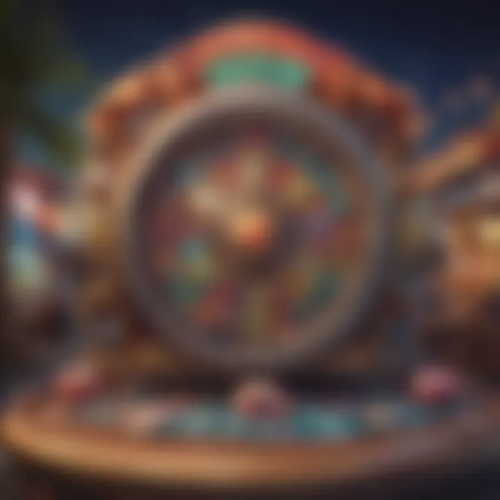 iOS device displaying LuckyLand Slots gameplay