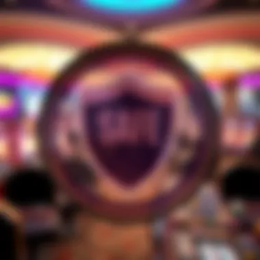 Secure Gaming Transactions A secure online transaction symbol representing safe gaming