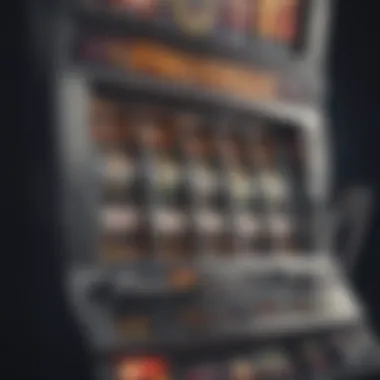 Modern Slot Machine Technology A close-up of a state-of-the-art slot machine featuring digital display.