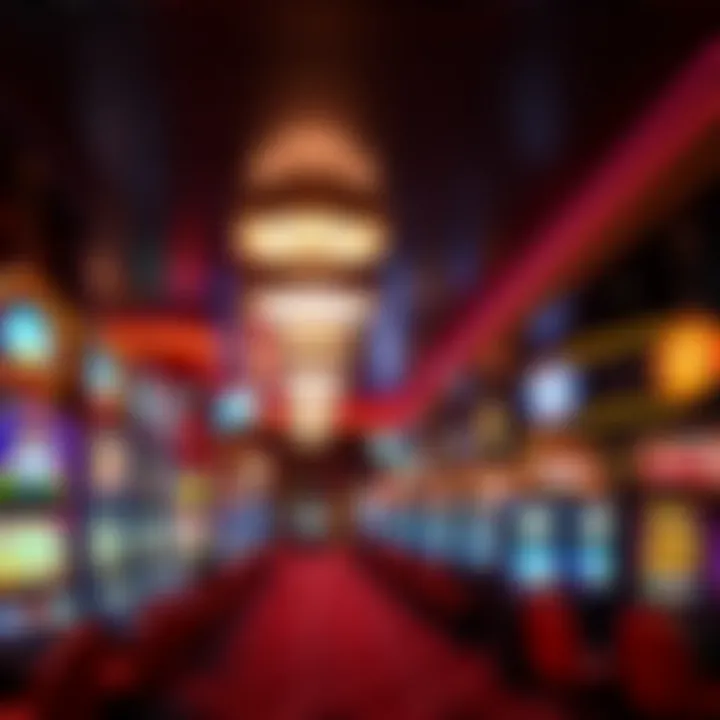 Interior of a vibrant riverboat casino showcasing gaming options