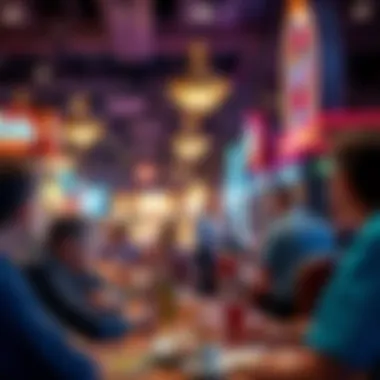 Local community engaging with the riverboat casino scene