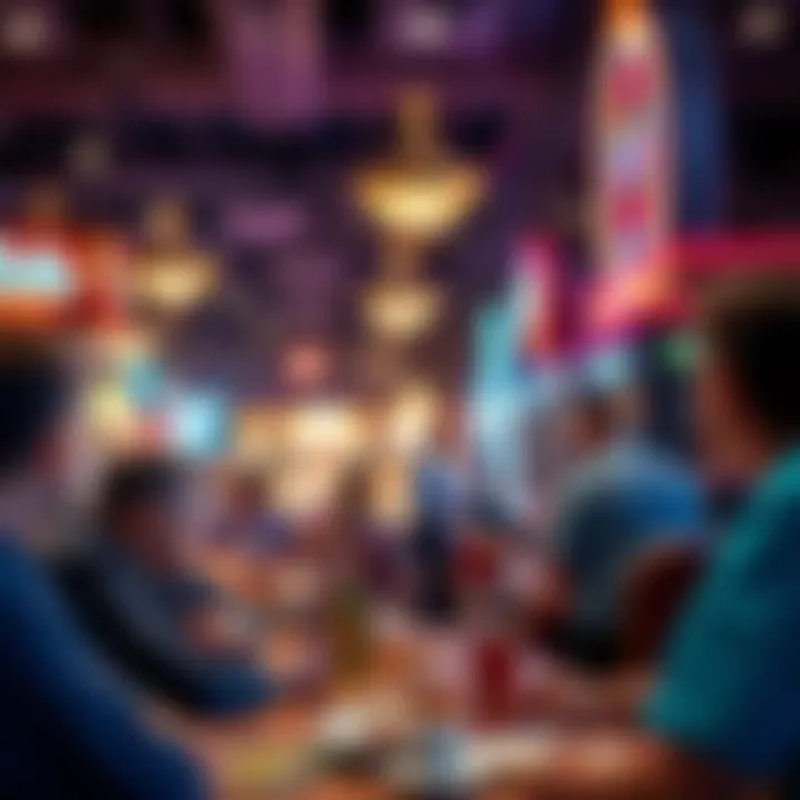 Local community engaging with the riverboat casino scene