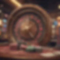 A captivating view of an online casino interface