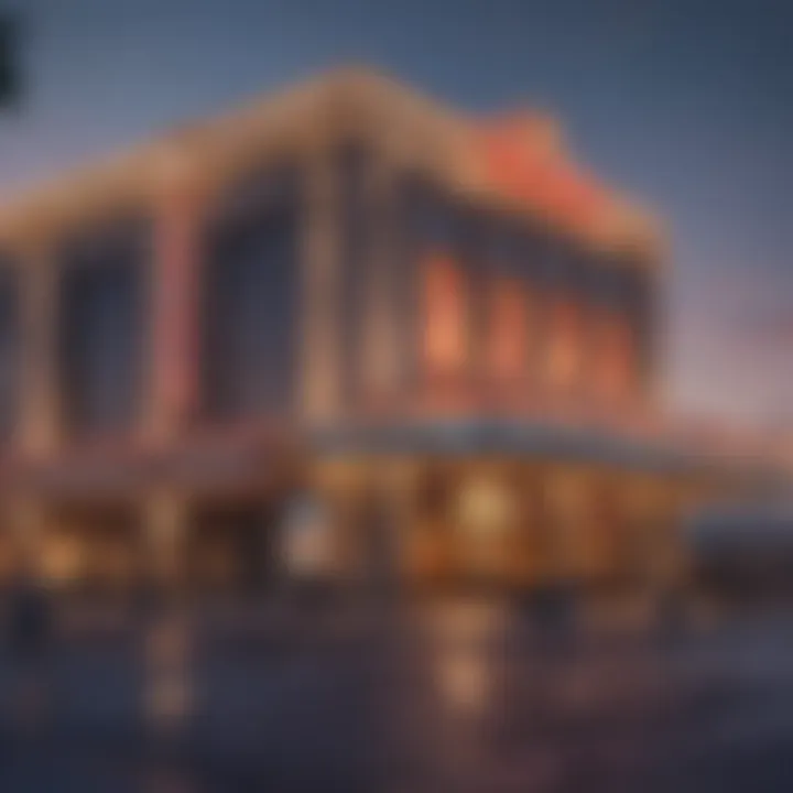 Exterior view of Omaha's premier casino