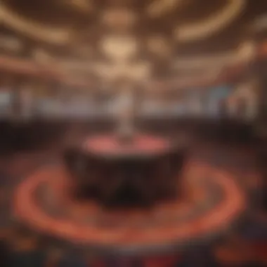 Vibrant gaming floor at Omaha's casino