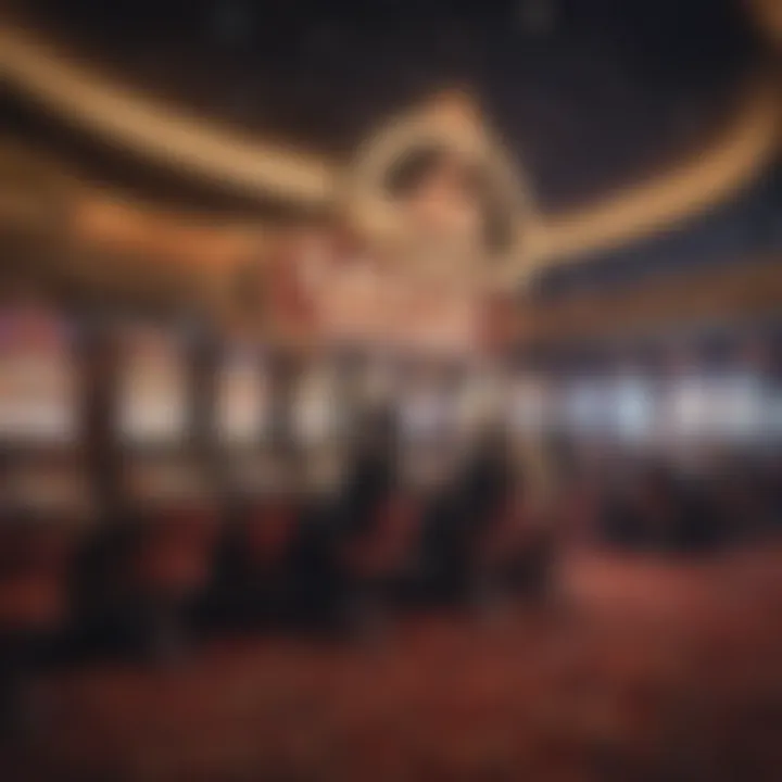 Live entertainment event at the casino
