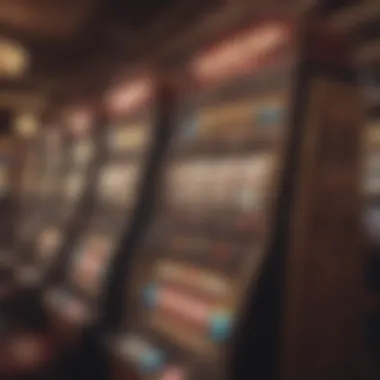 Dynamic Casino Scene with Slot Machines Casino Environment Featuring Slot Machines