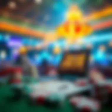 Conceptual depiction of the impact of free bonuses on gambling behavior