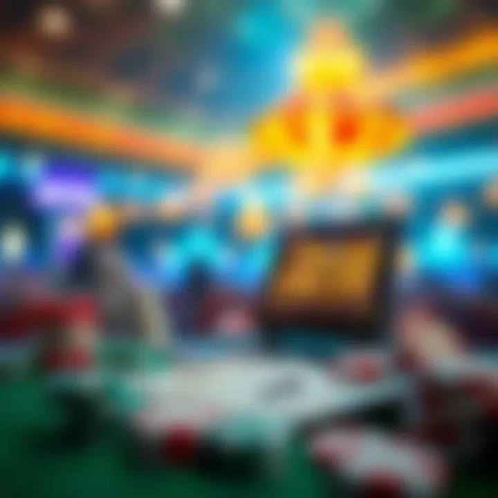 Conceptual depiction of the impact of free bonuses on gambling behavior