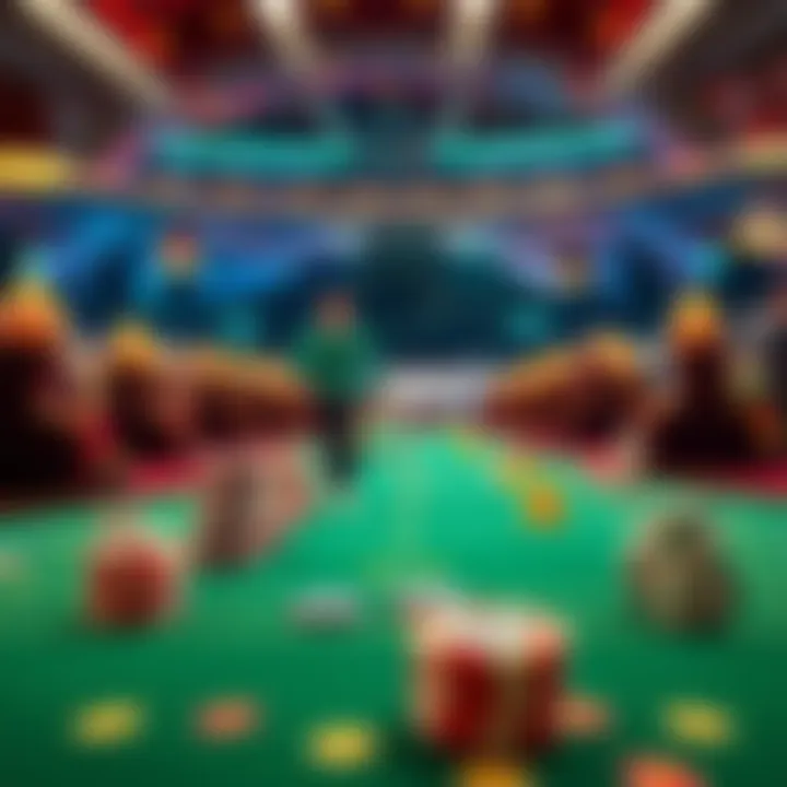Artistic interpretation of the gambling landscape transformed by free money offers