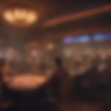 Engaging Strategies in Rust Casino Strategic gameplay scenario in Rust Casino with players engaged