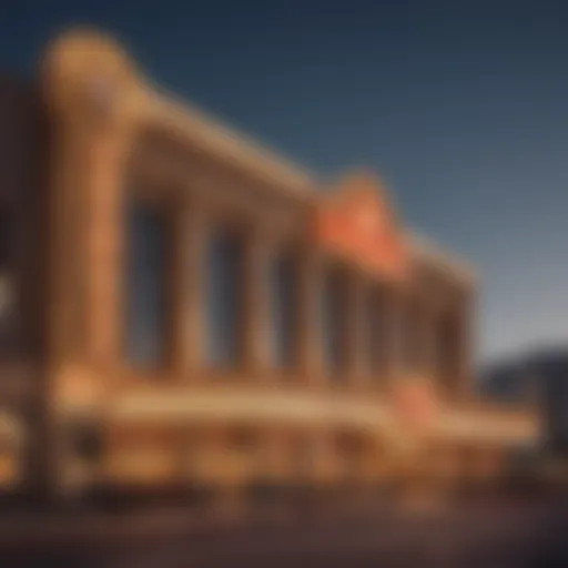Exterior view of Golden Nugget Casino showcasing its iconic architecture