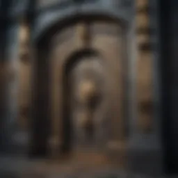 Intricate design of the Iron Bank slot game