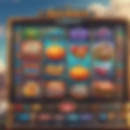 Vibrant interface of Sky Rider free slots showcasing colorful symbols and engaging gameplay.