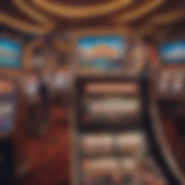 Virtual Casino Setting of Sky Rider Free Slots A virtual casino setting highlighting the allure of free slots.