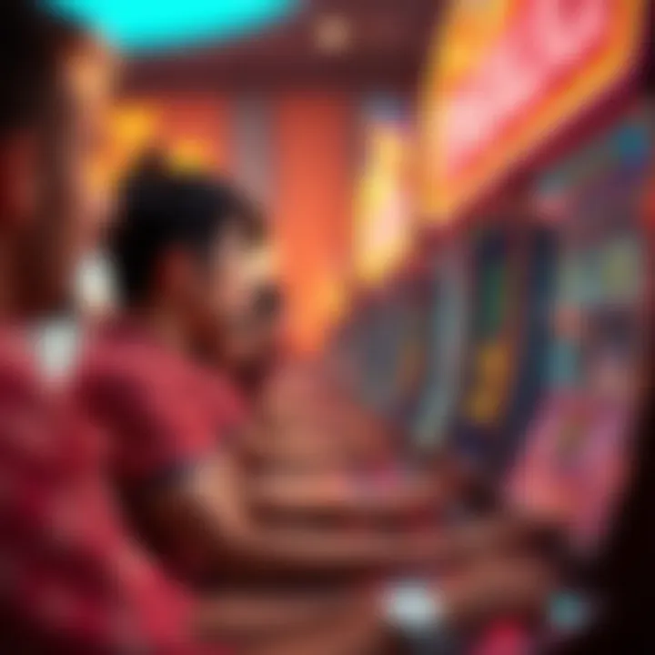 An artistic representation of the psychological aspects influencing viewer engagement in slot videos.