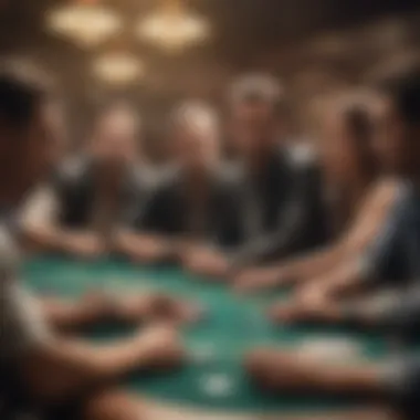 The Strategic Depth of Poker Rooms in Texas Poker room filled with engaged players during a game