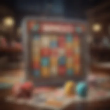 A digital interface showcasing an online bingo game