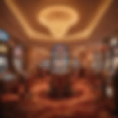 A luxurious gaming environment reflecting the ambiance of Wynn Las Vegas