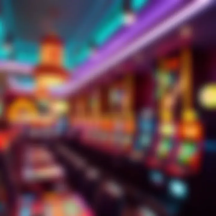 Vibrant gaming floor at Virgin Hotel Las Vegas