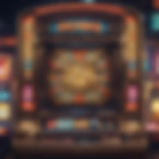 Vibrant online slot machine interface showcasing various themes