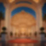 Wynn Resort entrance showcasing luxury