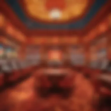 Cultural Gaming Environment at Wynn Chinese Vibrant gaming atmosphere highlighting cultural motifs