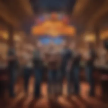 Group of winners sharing their stories at Hard Rock Casino