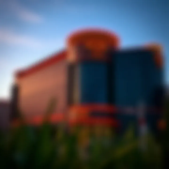 Exterior view of Hard Rock Hotel Casino NJ at dusk