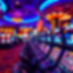 Vibrant gaming floor at Hard Rock Hotel Casino NJ