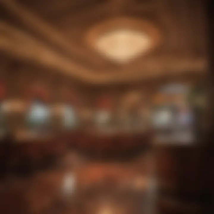 Elegant interior showcasing the ambiance of Hyde at the Bellagio