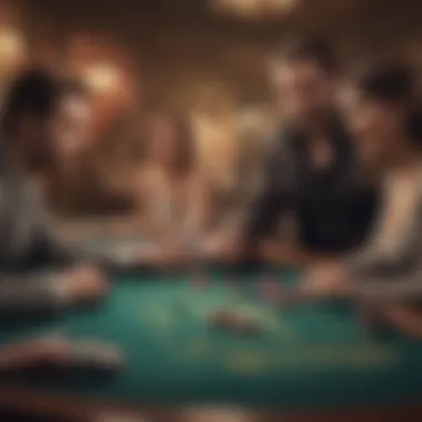 Exploring Engagement at a Gaming Table Gaming table with players engaged