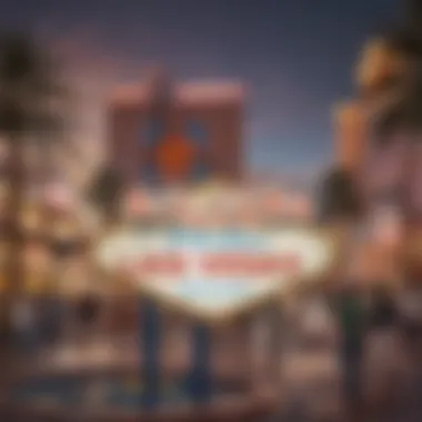 Promotional Strategies: How Las Vegas Hotels Attract Guests Collage of promotional materials from various hotels