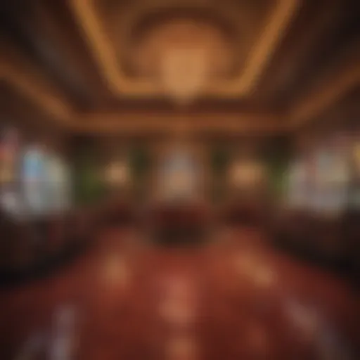 Interior design of Mandalay Bay Las Vegas Club showcasing vibrant decor and lighting