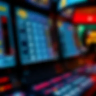 Exploring Strategic Betting in Video Blackjack Strategic betting options displayed on a video blackjack machine